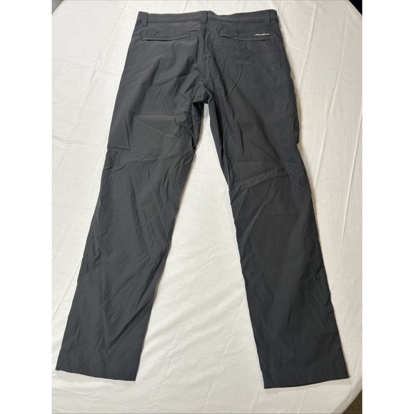 Eddie Bauer Pants Men's Size 33x30 Gray Travex - Picture 9 of 14